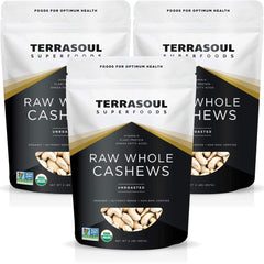 Terrasoul Superfoods front packaging showing three 2 lb bags and bulk savings