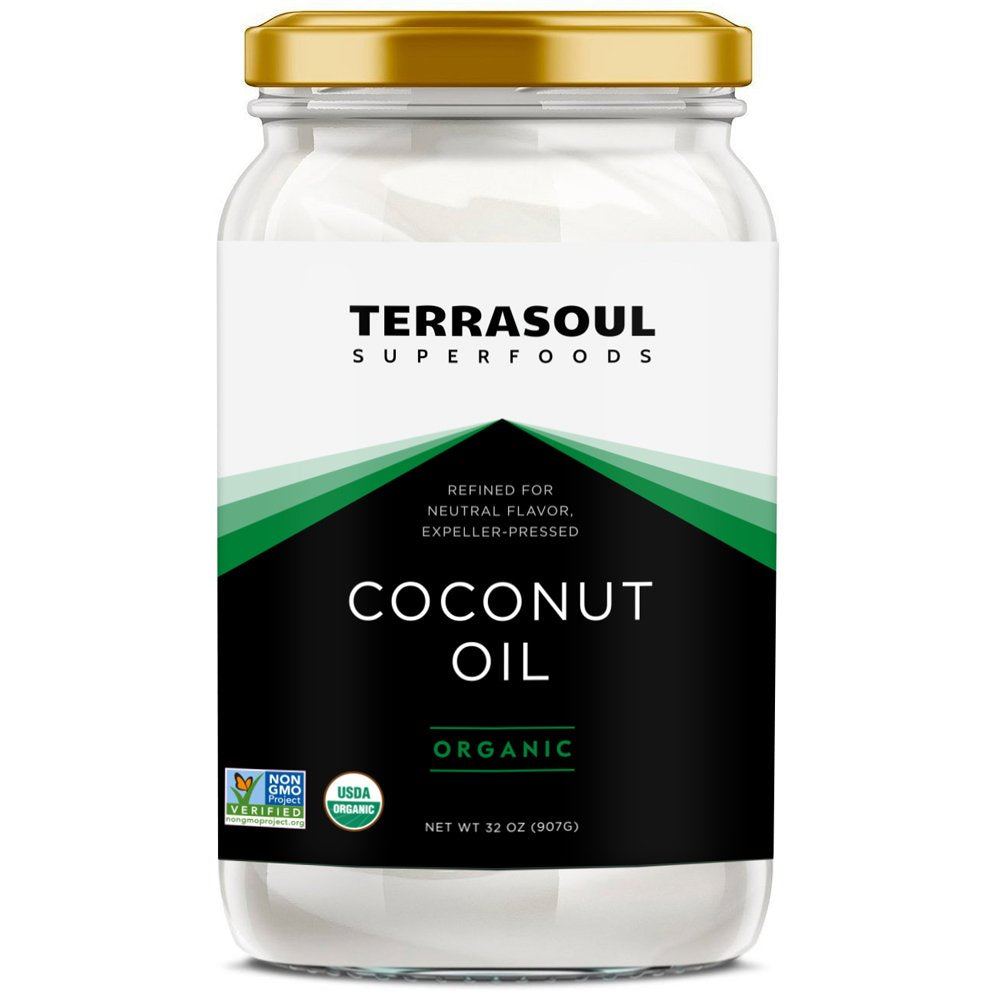 Terrasoul Superfoods glass jar front label showing organic certifications and benefit