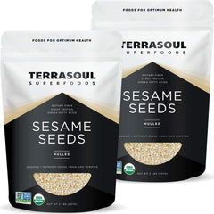 Terrasoul Superfoods front packaging showing organic two-pack and benefits