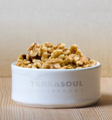 Terrasoul Superfoods kernel texture detail showing natural oils and rich nutty appearance