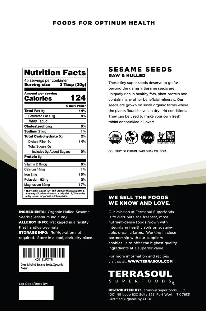 Terrasoul Superfoods close-up of seed texture highlighting creaminess
