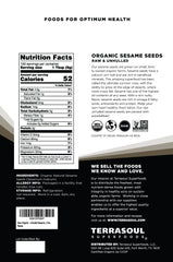 Terrasoul Superfoods close-up of unhulled seeds texture and rich crunch