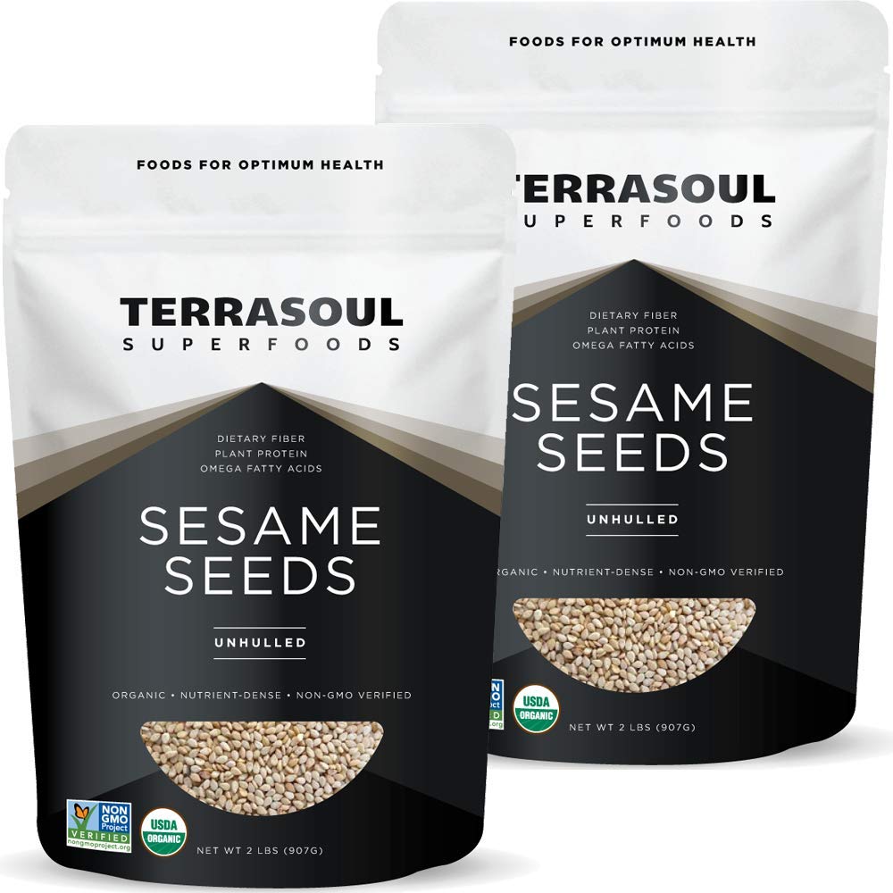 Terrasoul Superfoods front packaging showing two 2 lb bags and label benefit
