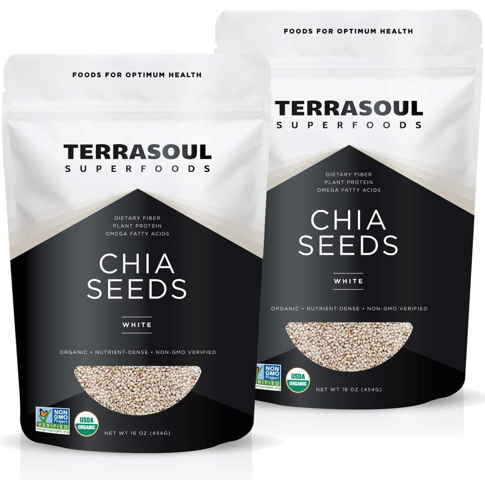 Terrasoul Superfoods front packaging showing two 1 lb bags and product benefits