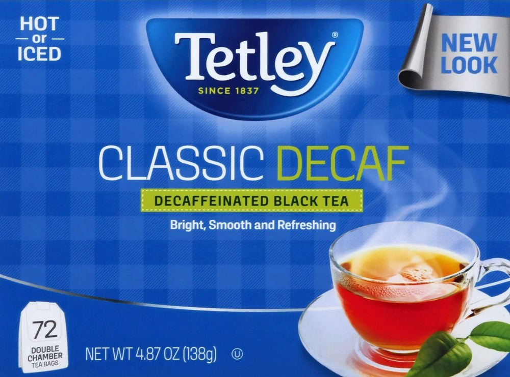 Tetley storage suggestion with jars and box displaying freshness preservation tips