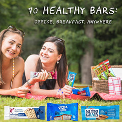 THANKSLY GIFTS office breakroom display with variety pack for easy team snacking