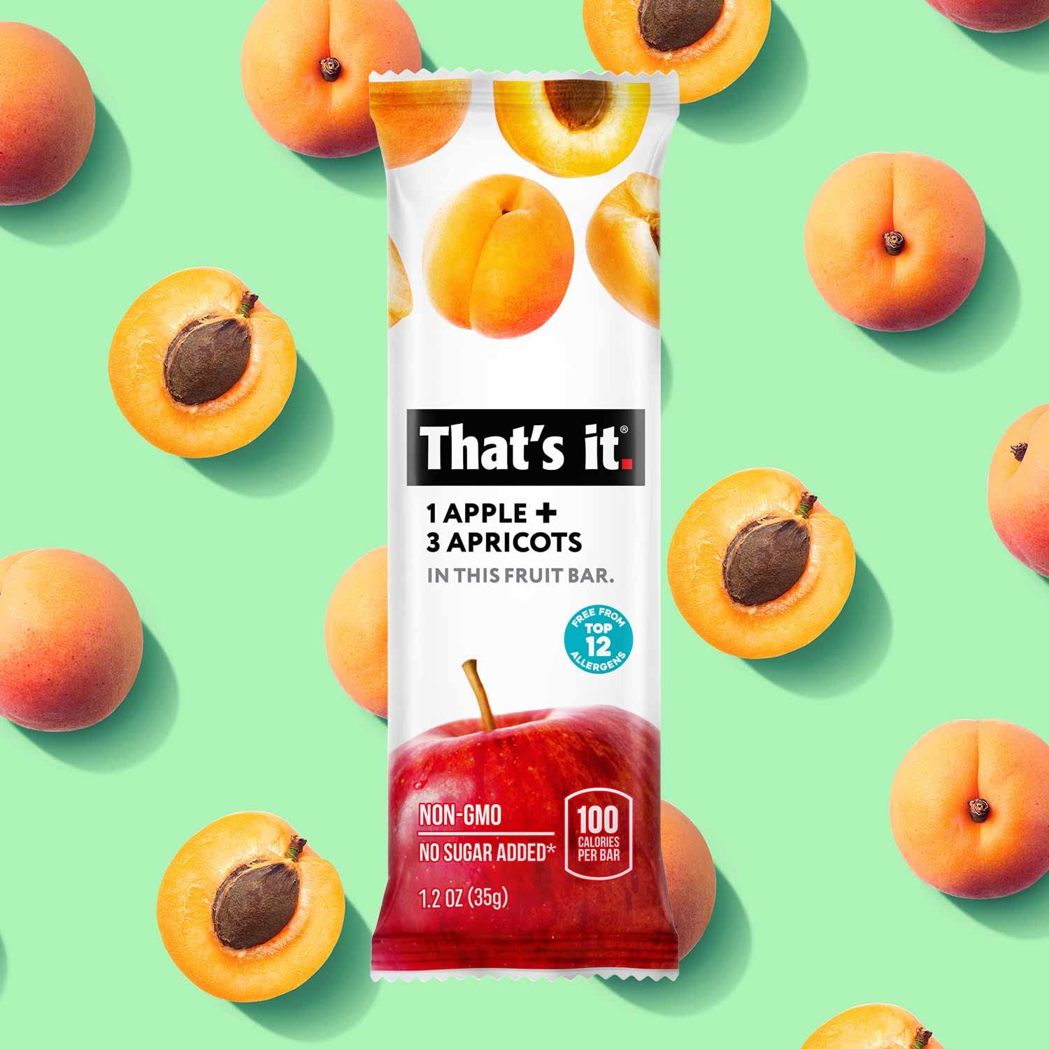 That's it. opened wrapper with bar visible to show convenience and single-serve portability