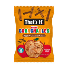 That’s it. apple + cinnamon pouch close-up highlighting single-ingredient focus