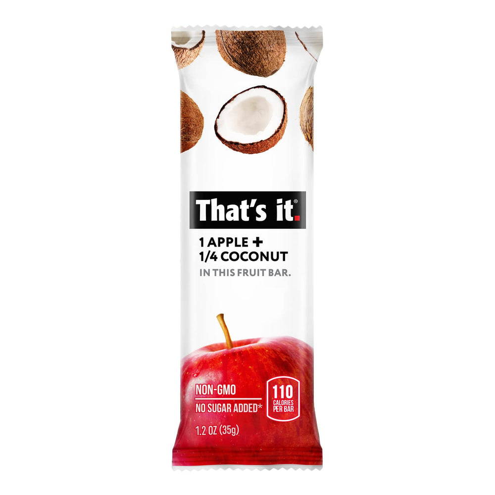 That’s It. close-up of chewy apple and coconut texture for flavor