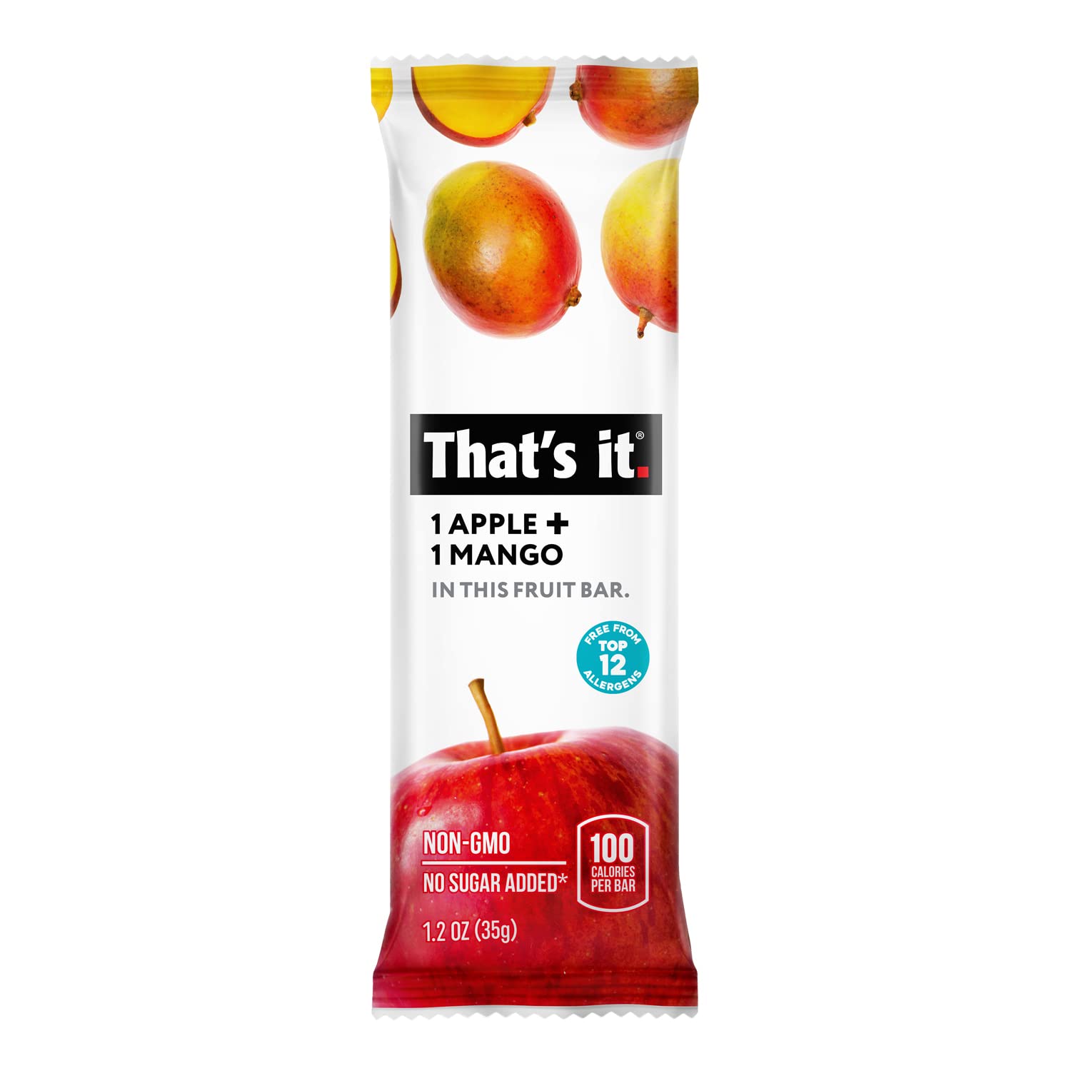 That's It. close-up of bar texture highlighting real fruit chew and fiber
