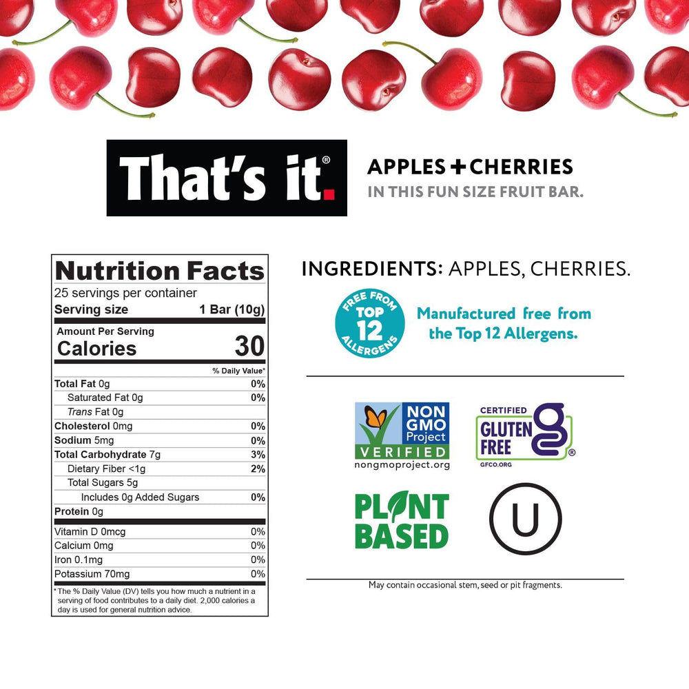 That’s it. bar close-up showing chewy texture and natural fruit pieces