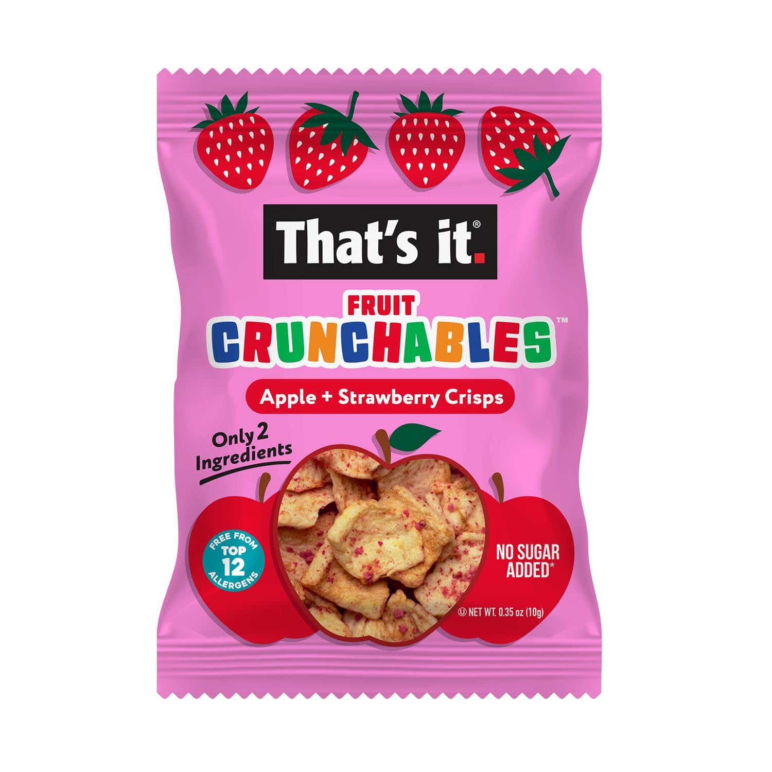 That’s it. close-up of crisp texture highlighting natural fruit crunch
