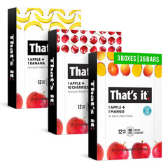 That's it. front packaging 36-count showing assortment and convenience