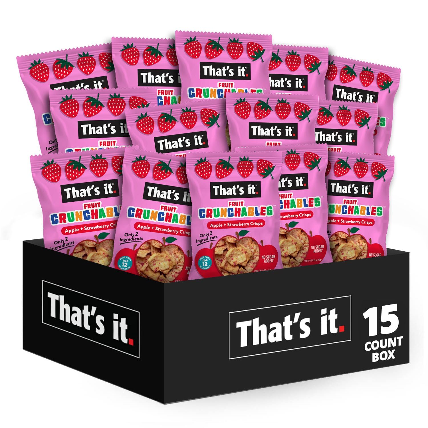 That’s it. front packaging showing 15-pack and benefits