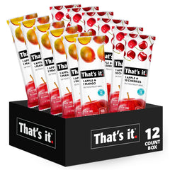That’s it. front packaging showing 12-bar variety pack and benefits