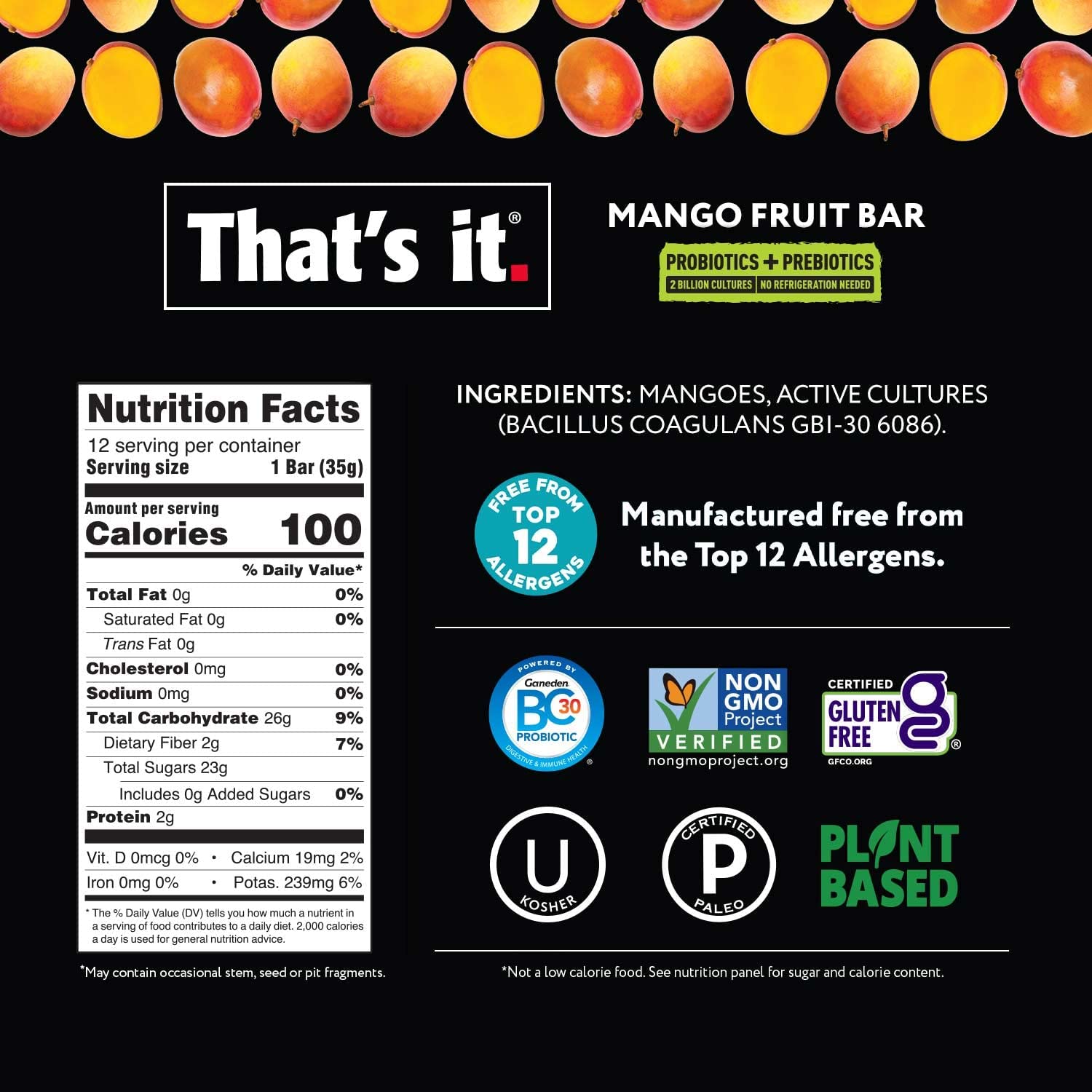 That’s it. hand holding a mango bar for convenient snacking