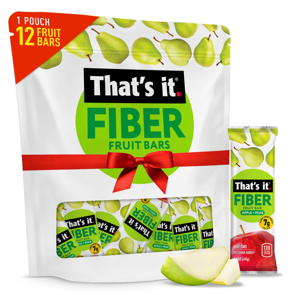 That’s it. front packaging showing pear bar, clear ingredient benefit