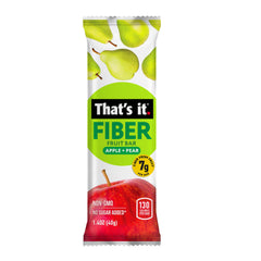 That’s it. unwrapped pear bar close-up highlighting natural texture and satiety