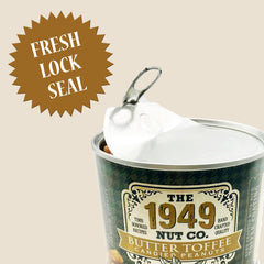 The 1949 Nut Co. macro of peanut texture showing crispy oil-roasted shell