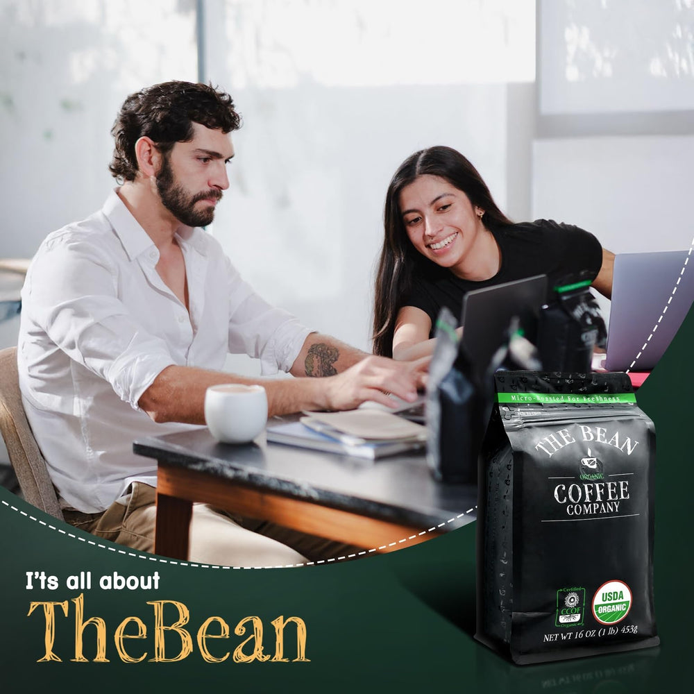 The Bean Coffee Company French press cup showcasing full-bodied brewed results