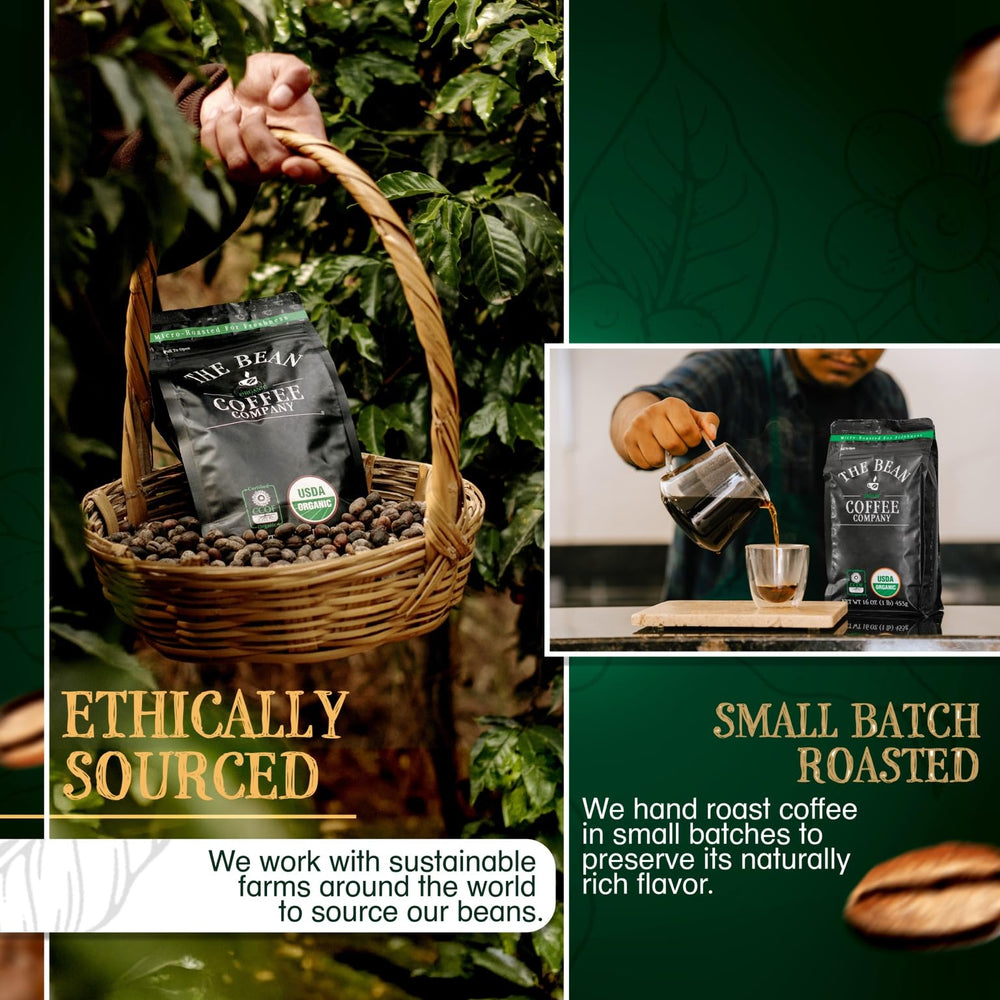 The Bean Coffee Company freshness valve detail preserving aroma and peak flavor