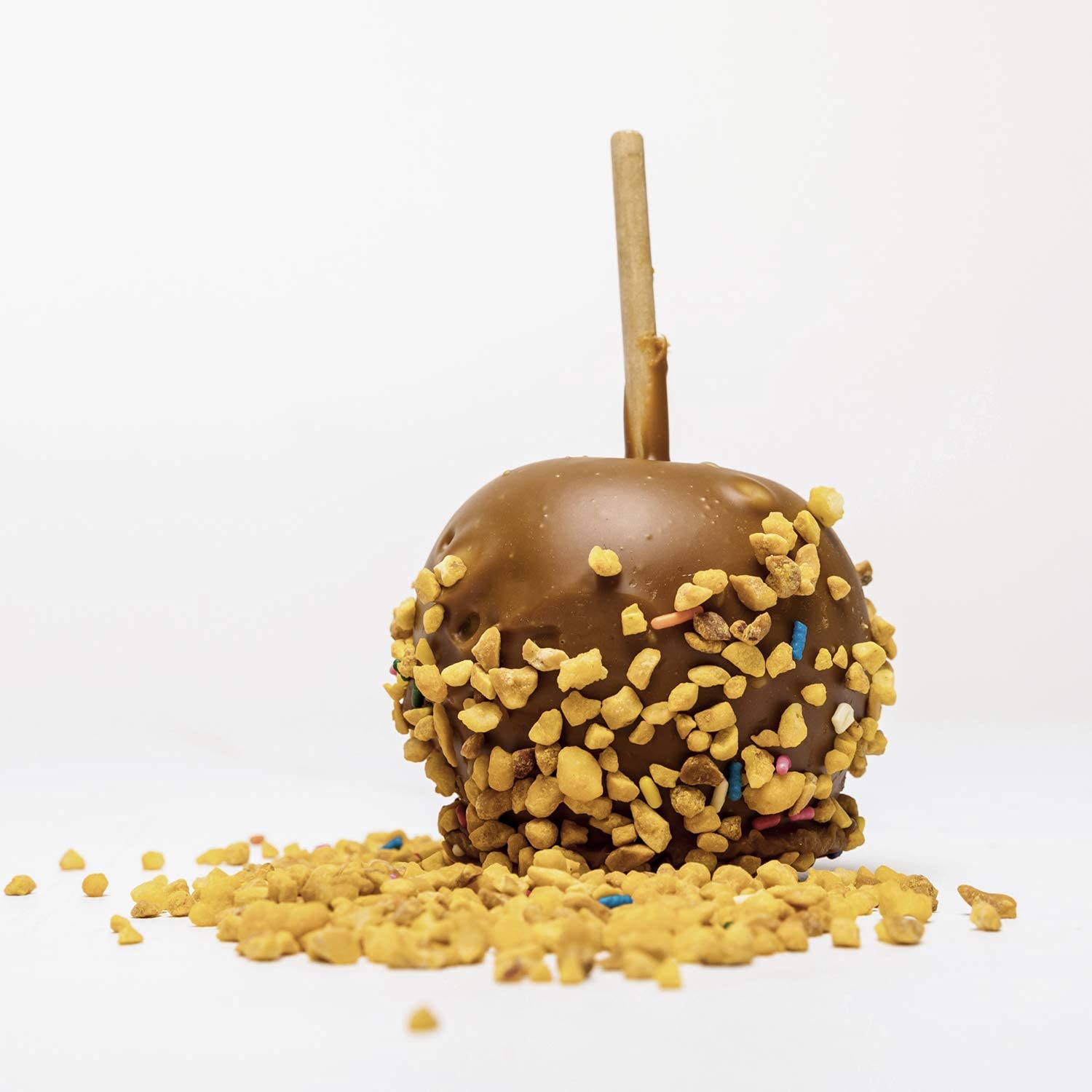 The Bulk-Priced Food Shoppe topping in use on ice cream, improving texture and presentation