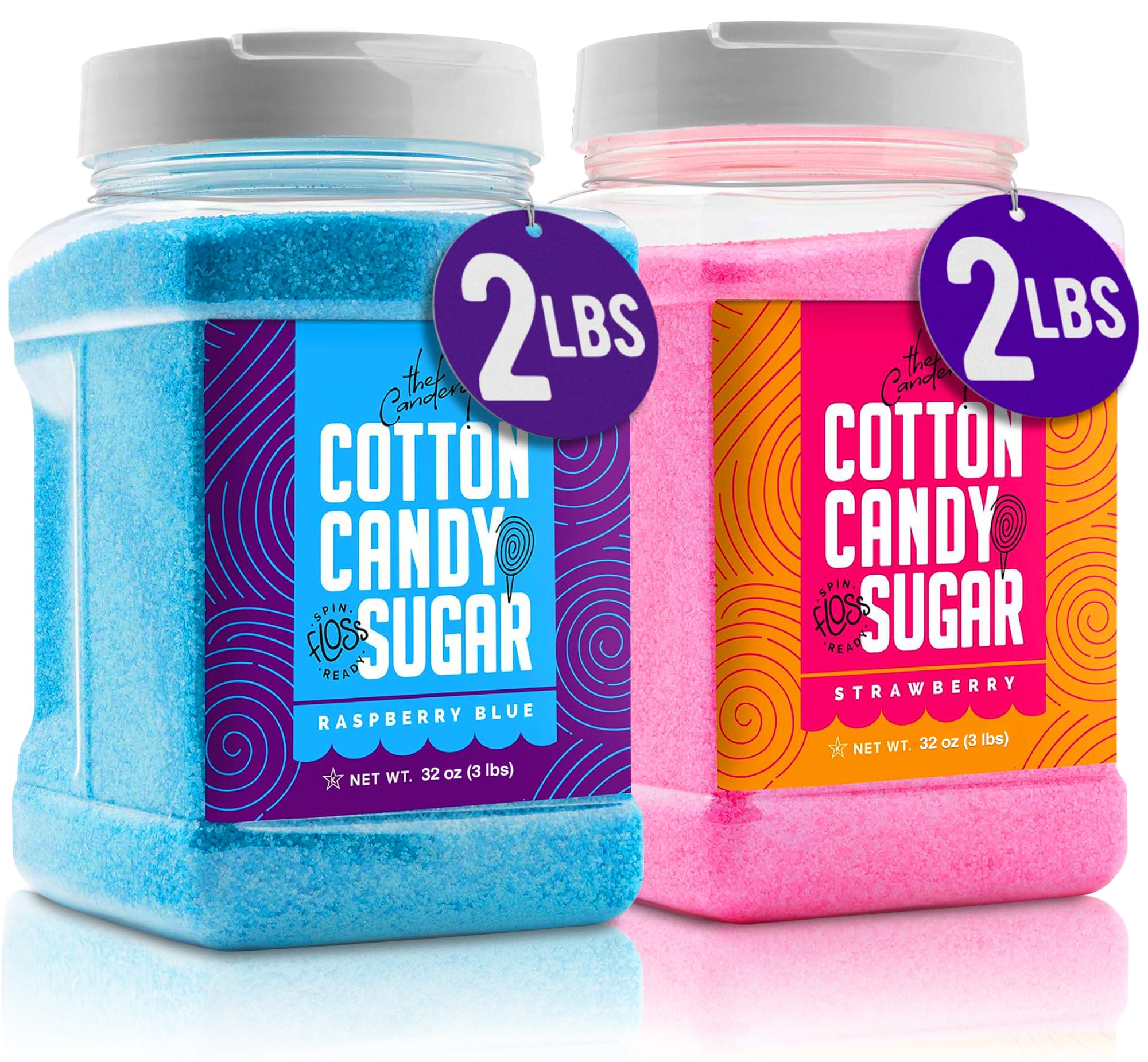 The Candery front packaging showing both jars for quick selection and vibrant appeal