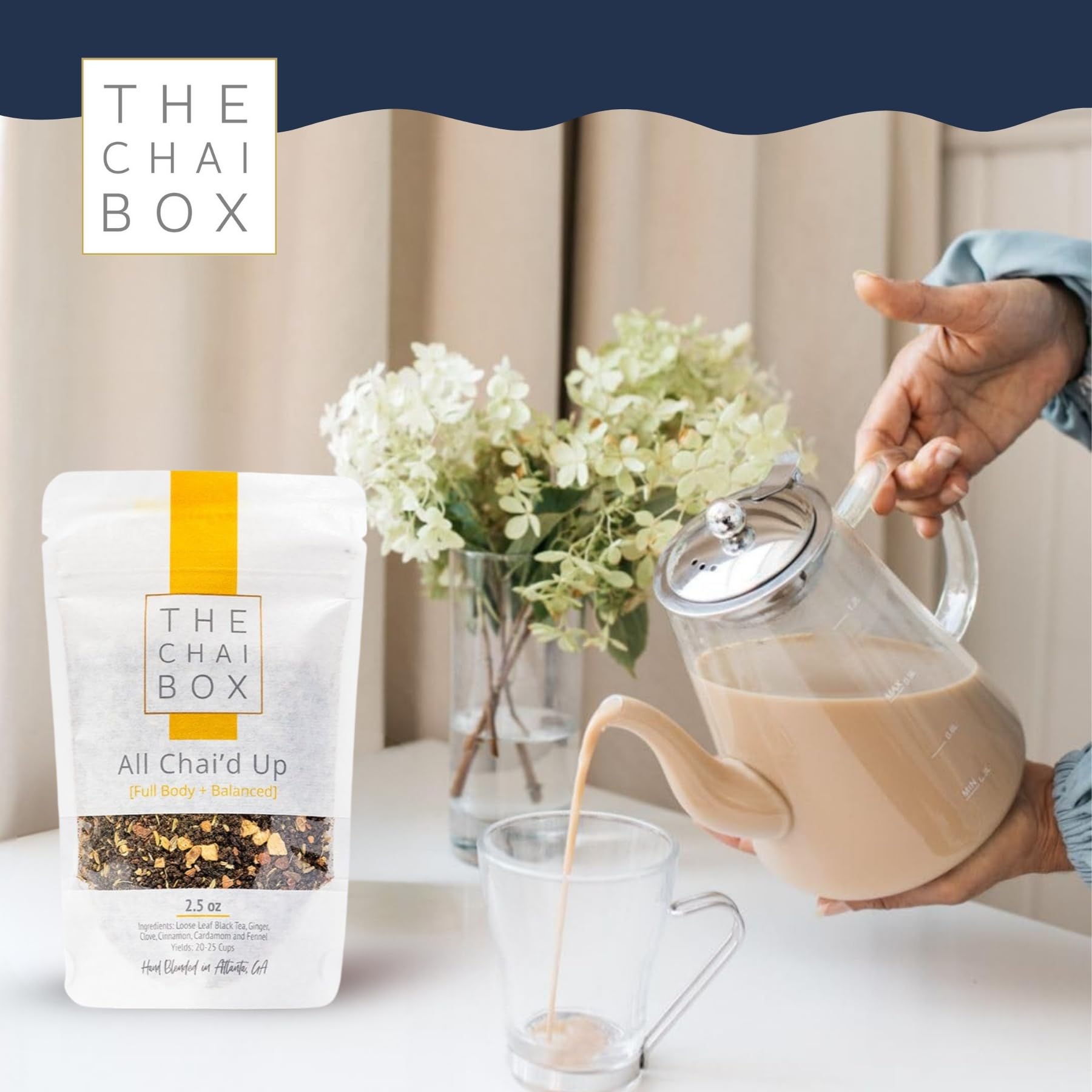 The Chai Box in a breakfast setting illustrating sociable, ritual chai moments