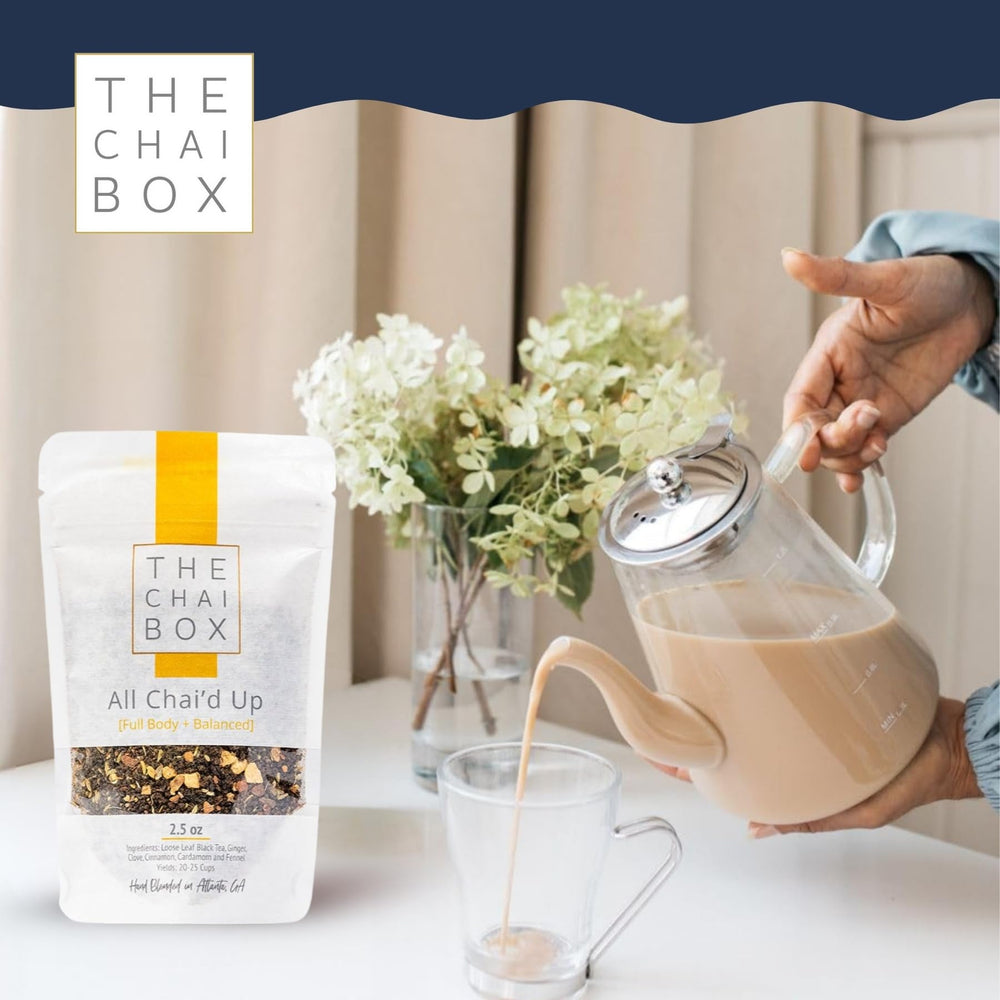 The Chai Box in a breakfast setting illustrating sociable, ritual chai moments
