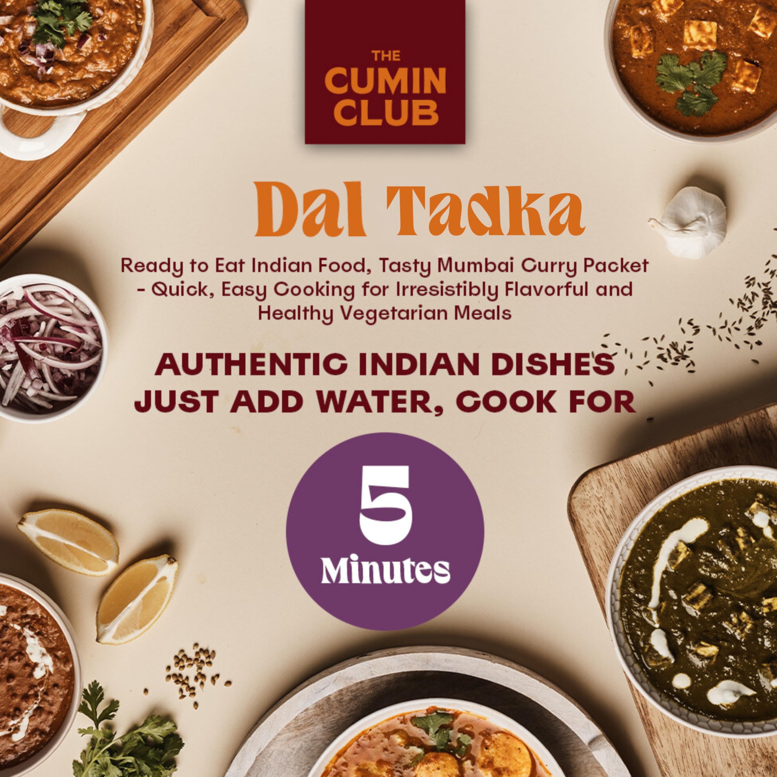 the cumin club bowl of dal tadka ready to eat offering comfort