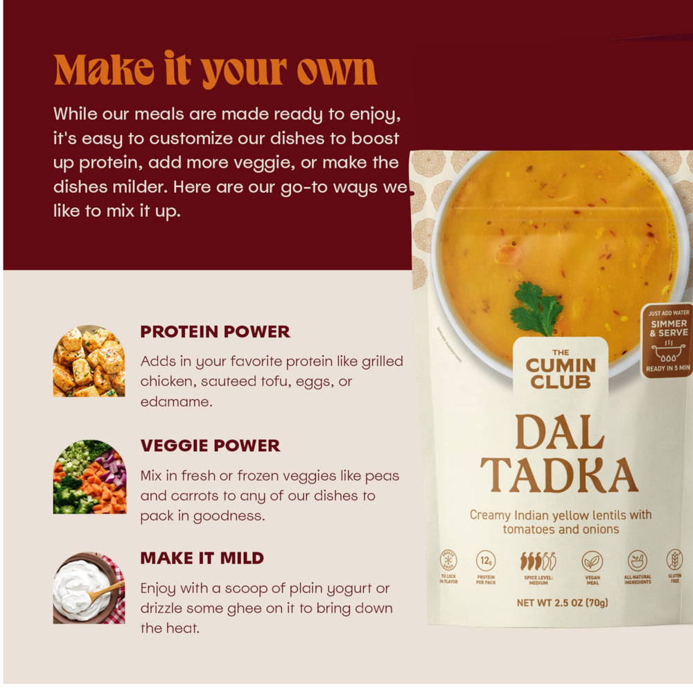 the cumin club pot of rehydrating dal illustrating quick preparation