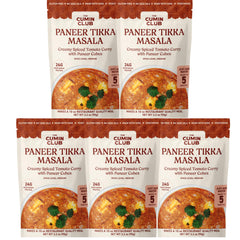 the cumin club front packaging showing paneer tikka masala and convenience
