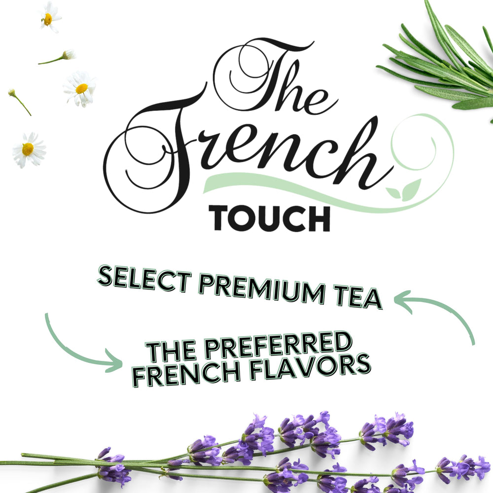 The French Touch iced linden tea in a glass showing refreshment and floral clarity