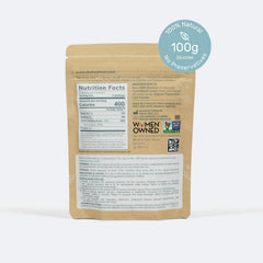 The Fresh Test packet close-up label highlighting ingredient clarity and trust