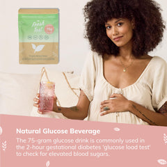 The Fresh Test powder dissolving in glass with lemon color benefit: fast mixing for screenings