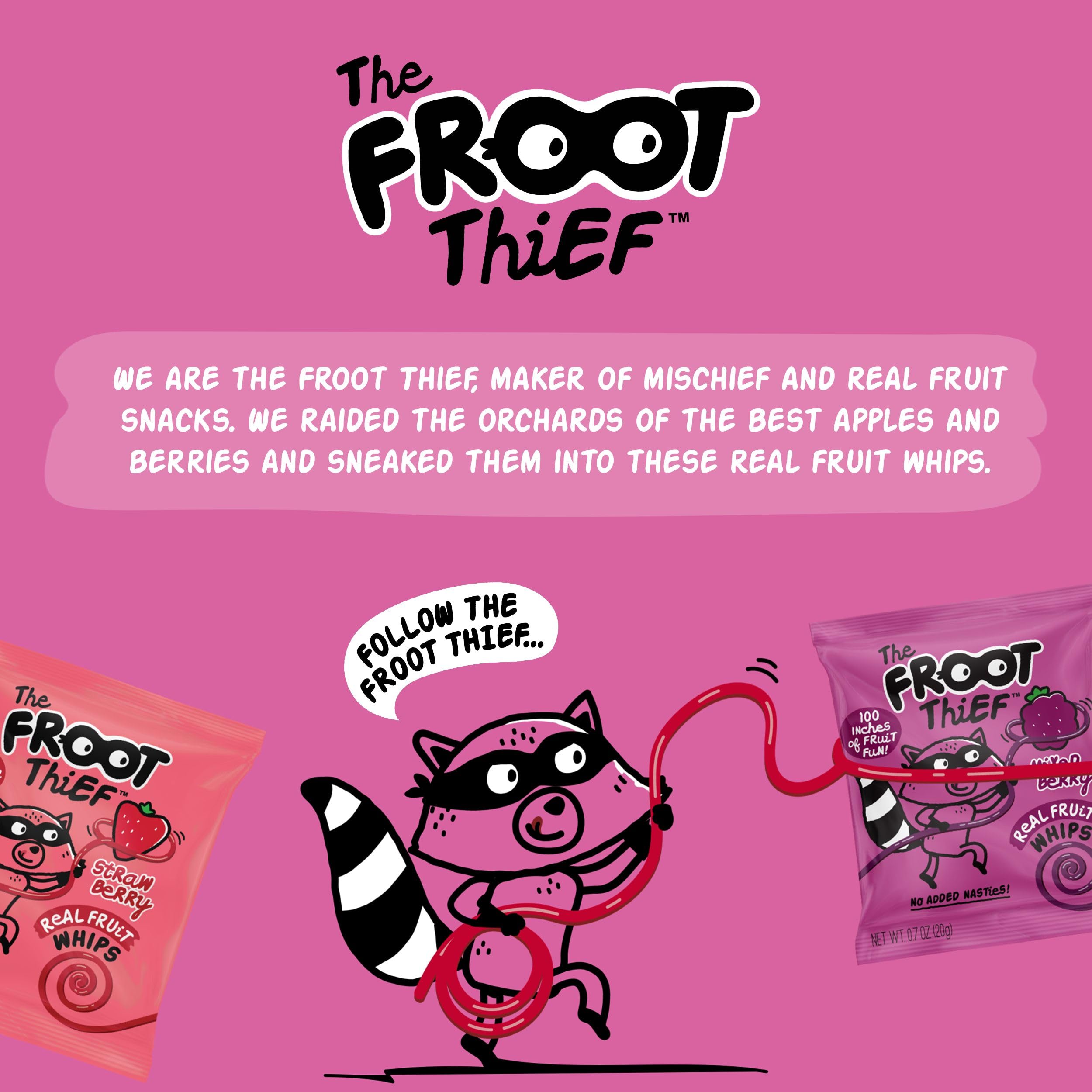 THE FROOT THIEF inside a child’s lunchbox showing school-safe benefit
