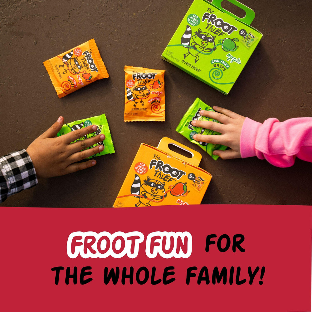 THE FROOT THIEF enjoyed outdoors illustrating on-the-go convenience benefit