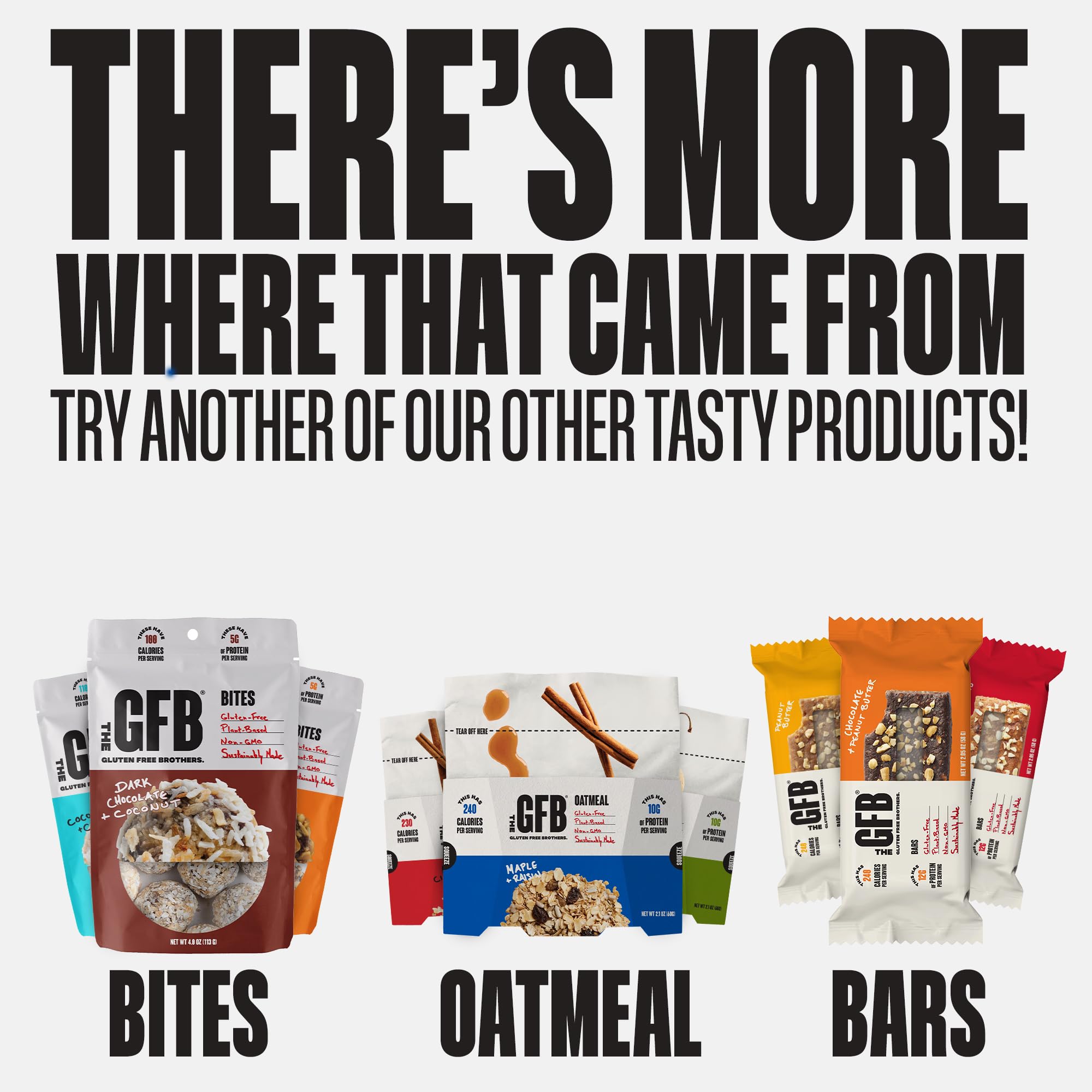 The GFB label close-up highlighting certifications like gluten-free and B Corp credibility