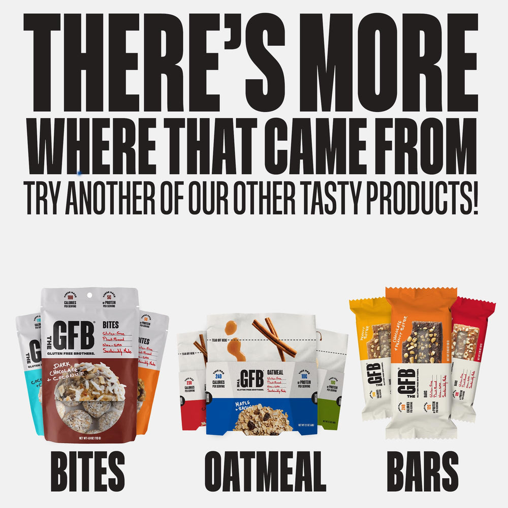 The GFB label close-up highlighting certifications like gluten-free and B Corp credibility