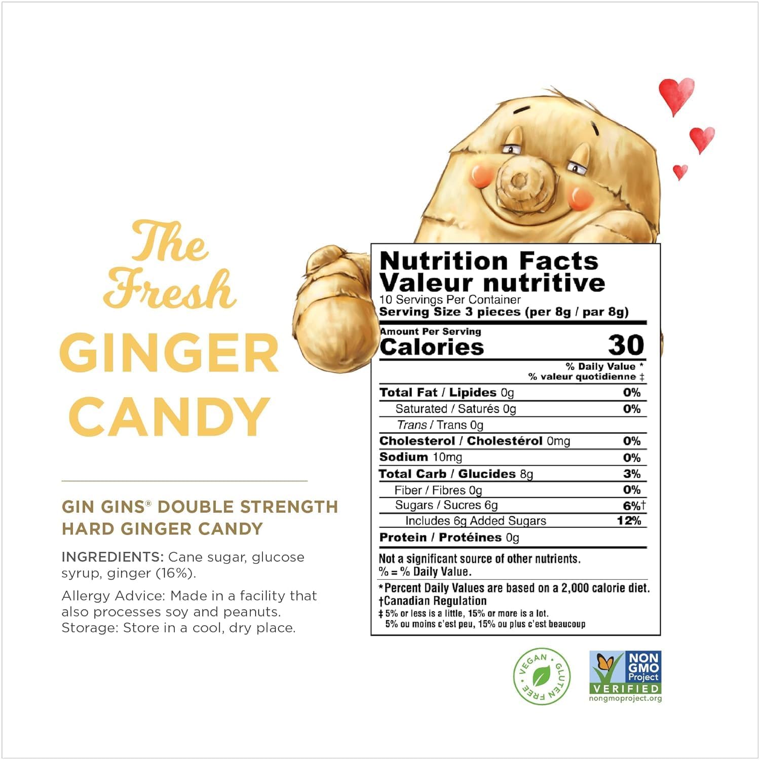 The Ginger People candy dissolving in tea delivering warm ginger infusion