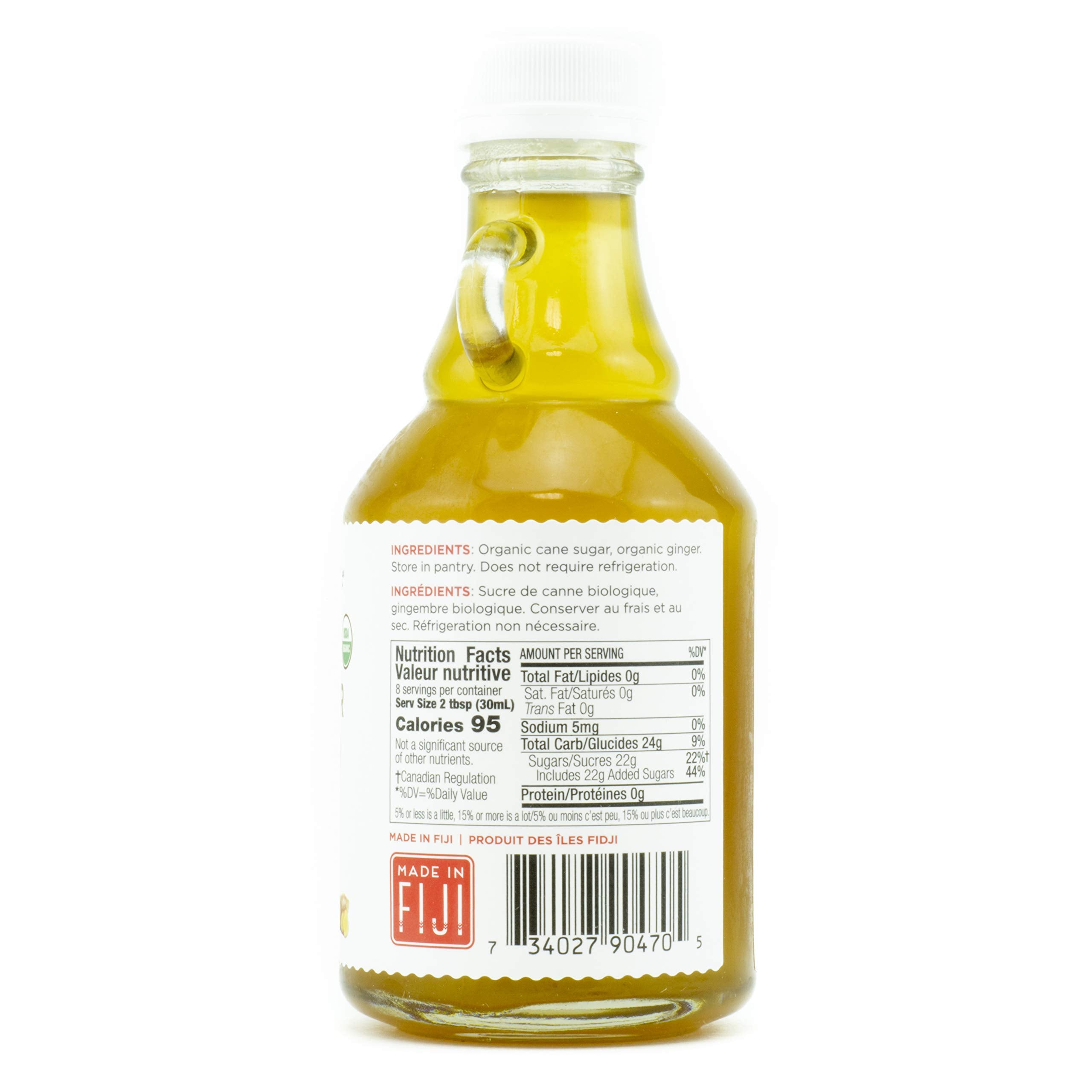 The Ginger People syrup texture close-up highlighting smooth glossy consistency and flavor