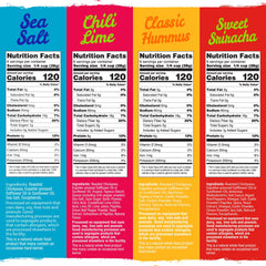 The Good Bean sea salt bag close-up highlighting light seasoning and crunch