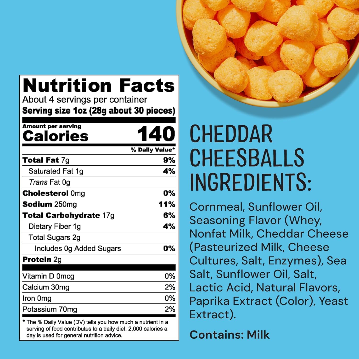 The Good Crisp Company single 0.5 oz bag displayed for grab-and-go portability and portion control