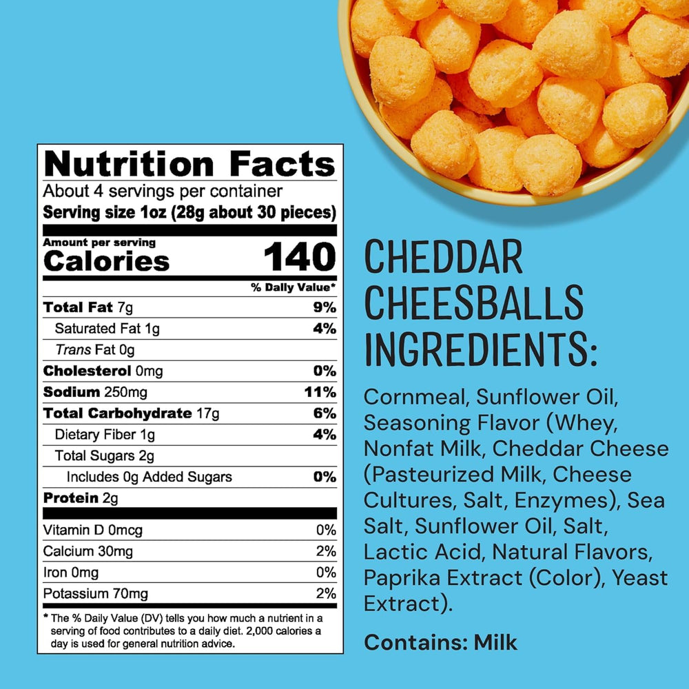 The Good Crisp Company single 0.5 oz bag displayed for grab-and-go portability and portion control
