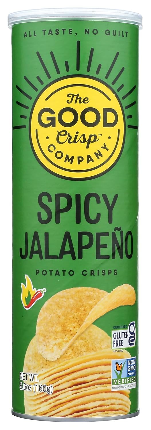 The Good Crisp Company close-up of chip texture highlighting crisp crunch