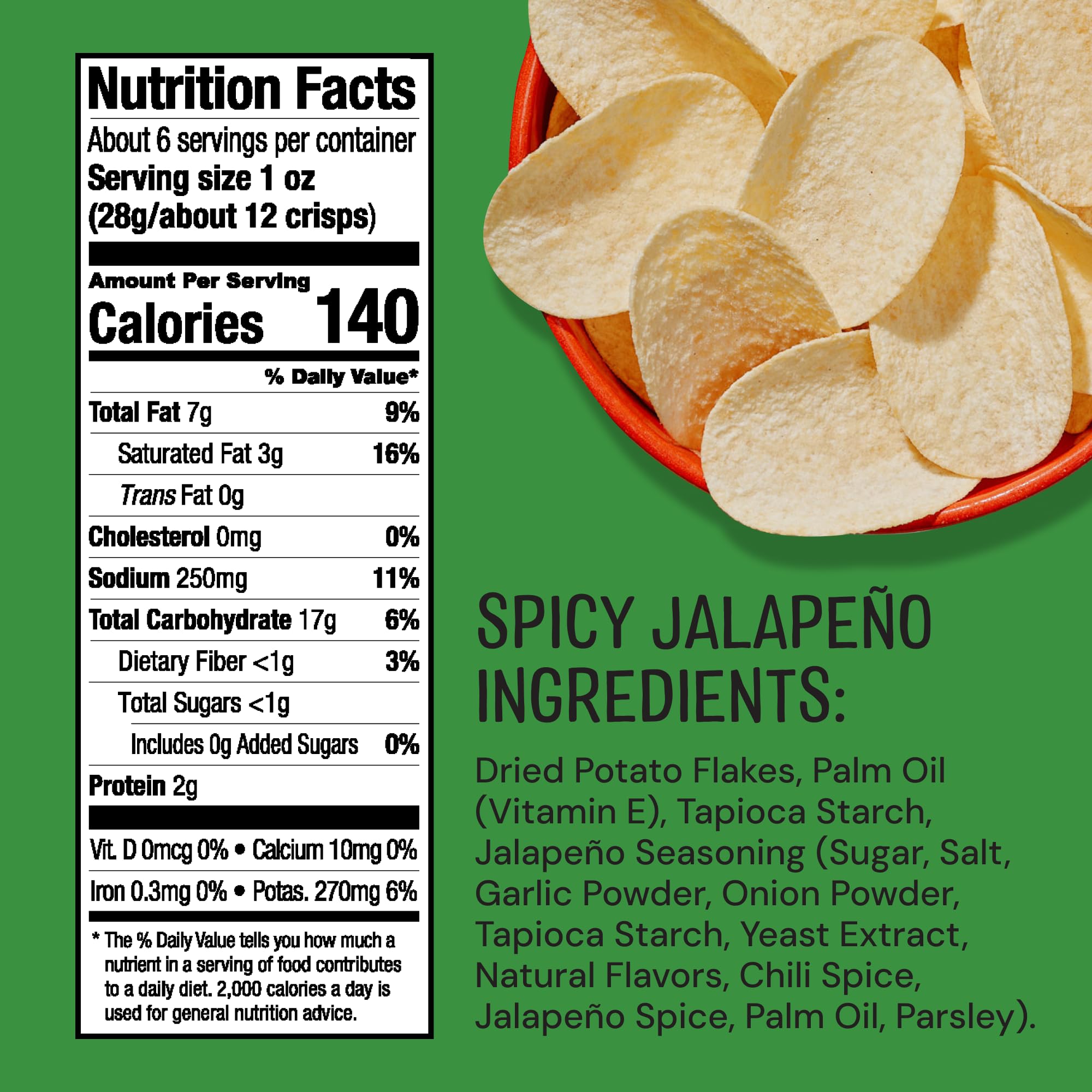 The Good Crisp Company open can top view showing resealable lid freshness