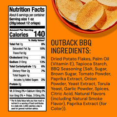 The Good Crisp Company close-up of Outback BBQ seasoning highlighting smoky-sweet flavor