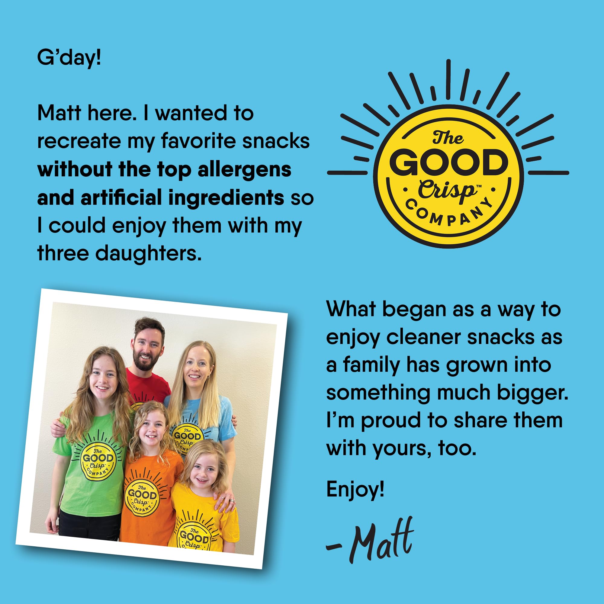 The Good Crisp Company bag in a lunchbox demonstrating family-friendly portability