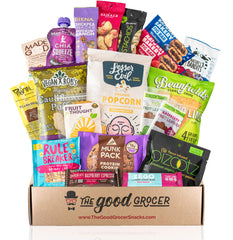 The Good Grocer front of box showing attractive gift-ready packaging and variety