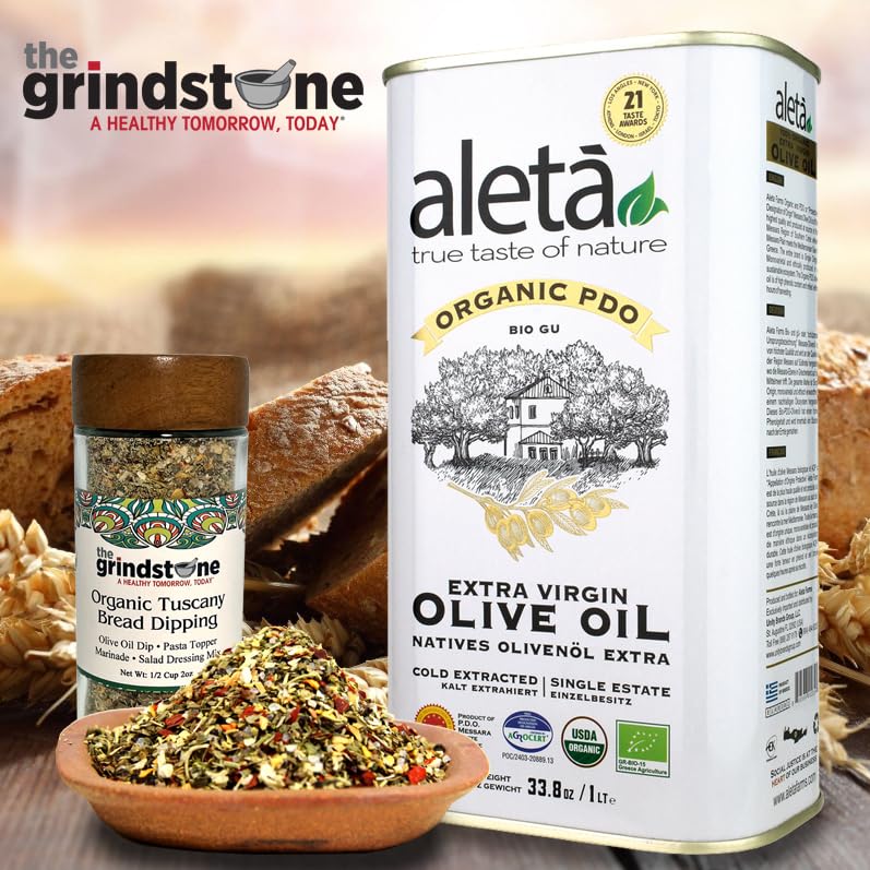 The Grindstone size comparison with a hand holding jar illustrating compact 2 oz portion